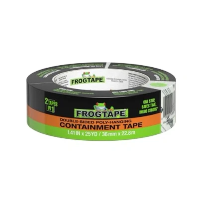 Image of FrogTape Double Sided Poly Hanging Containment Tape 36mm x 22.8m