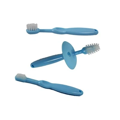 Image of Sweetie Toothbrush Set (3 Pack)1 360 Silicone Baby Infant Training 2 Tooth Brush Age 0 3 Toothbrush, First (Color May Vary)