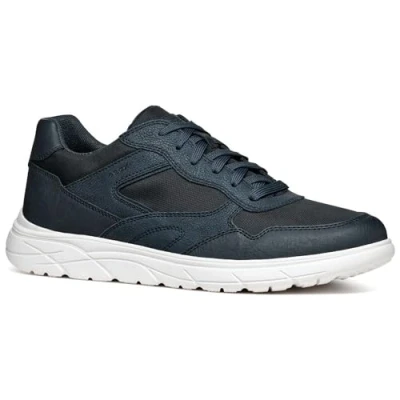 Image of Geox Men&#039;s U Portello B Sneaker, Navy, 10 UK