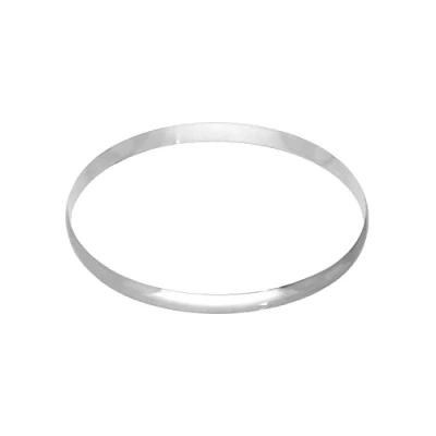 Image of Sterling Silver Plain Round 68mm Bangle