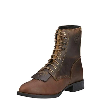 Image of ARIAT Men&#039;s Heritage Lacer Boot Western, Distressed Brown, 10 UK