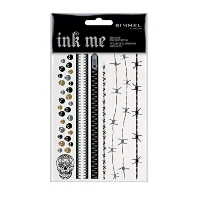 Image of Rimmel Ink Me Metallic Halloween Tattoo Transfers