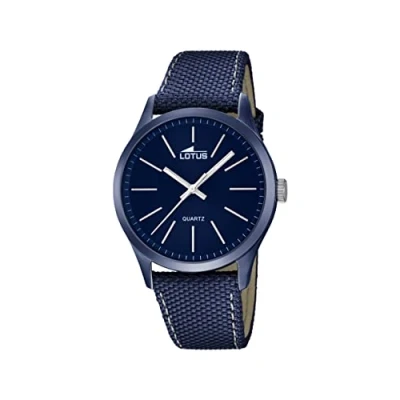 Image of Lotus Men&#039;s Analog Quartz Watch with Real Leather Strap 18166/3