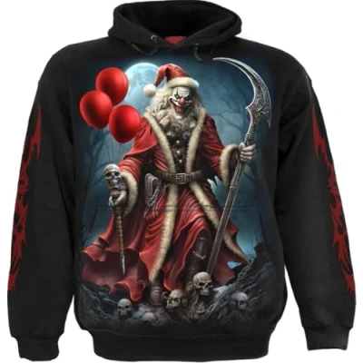 Image of Spiral Santa Clown Hoody Black L