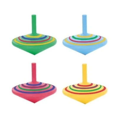 Image of Mini Wooden Spinning Top Single Gift Cracker Filler