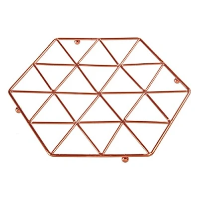 Image of Premier Housewares 507558 Vertex Trivet, Copper , 22 x 2 cm