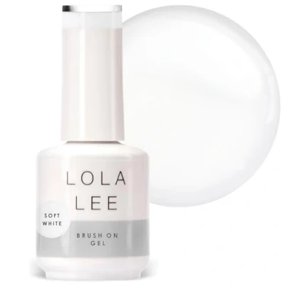 Image of Lola Lee Brush On Gel Soft White 15ml Easy To Use Hardwearing Quick Application 100% Vegan