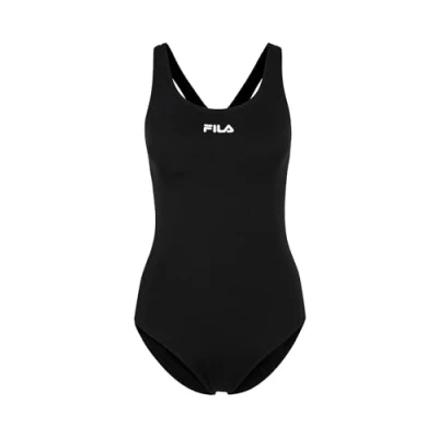 Image of FILA Women&#039;s Saki Racer Back Swimsuit, Black, M