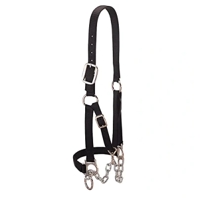 Image of Weaver Leather Heavy Duty Restraint Halter, Large, Black
