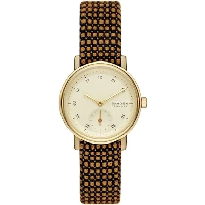 Image of Skagen Women Analog Quartz Watch with Fabric Strap SKW3106