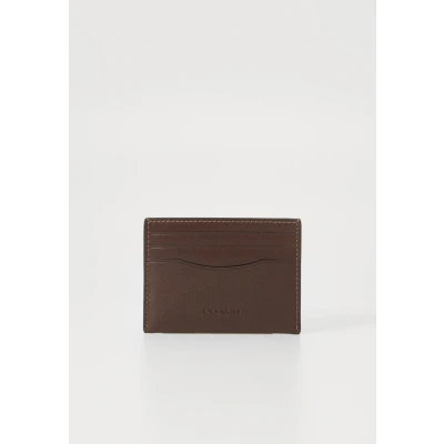 Image of Coach Men&#039;s Flat Card Case, Maple, One Size, Case