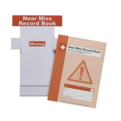 Image of Safety First Aid Group Near Miss Record Book Station with (A4)