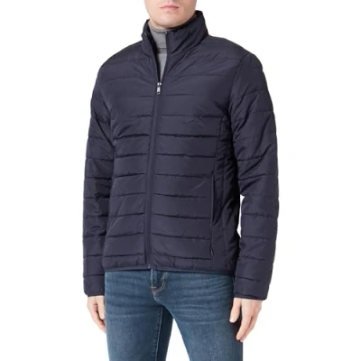 Image of ONLY &amp; SONS Men&#039;s Onsbron OTW Vd Quilt Jacket, Dark Navy, L