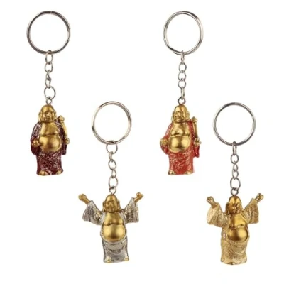 Image of Lucky Buddha Keyring with Glitter Single Mini Gift Cracker Filler