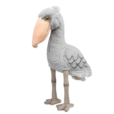 Image of lilizzhoumax Simulation shoebill stork Plush Toy 38cm/15 Cute Realistic Stuffed Animal Wild Super Soft Home Decoration Toys Gift for Kids and girl