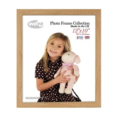 Image of Inov8 Framing Photo Frame, Lime Oak, 12&quot;x10&quot; (30.48cm x 25.4cm)
