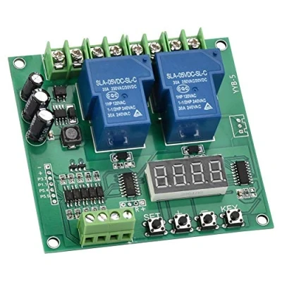 Image of Forward/Reverse Motor Control Board Two Relay Timing Cycle Module 12v 24v YYB 5