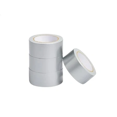 Image of Amazon Basics Heavy Duty Advanced Strength Duct Tape, 1.88 inch x 20 Yard, Silver, 4 Pack, Great for General Purpose Use, Home repairing, DIY work, Auto repair and Outdoor activities