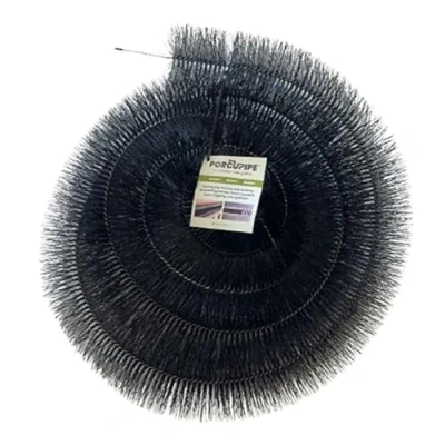 Image of Porcupipe Gutter Brush Leaf Guard 4m x 100mm Black