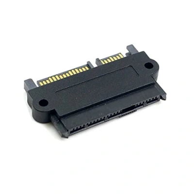 Image of CY SFF 8482 SAS 22Pin to 7Pin + 15Pin SATA Hard Disk Drive Raid Adapter with 15 Pin Power Port (Straight)