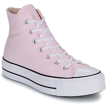 Image of Converse CHUCK TAYLOR ALL STAR LIFT PLATFORM women&#039;s Shoes (High top Trainers) in Pink