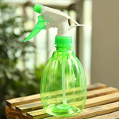 Image of Gemini_mall® Fine Empty Mist Spray Bottle, Portable Manually Garden Plants Hand Trigger Water Sprayers Plastic Bottle for Flowers and Cleaning (Green)