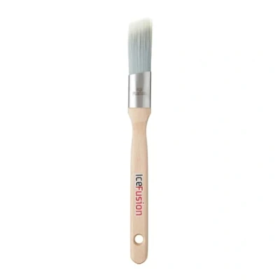 Image of ProDec Advance 1 inch Ice Fusion Angle Oval Trade Synthetic Paint Brush for Painting with Emulsion, Gloss, Satin Paints Ideal Skirting Board, Architrave &amp; Other Moulded Surfaces, 1&quot; 25mm