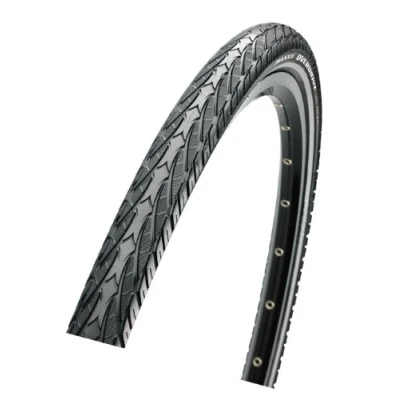 Image of Maxxis Overdrive Maxx 700x40c 27 Tpi Wire Single Compound Maxxprotect Tyre Black, 700 x 40c