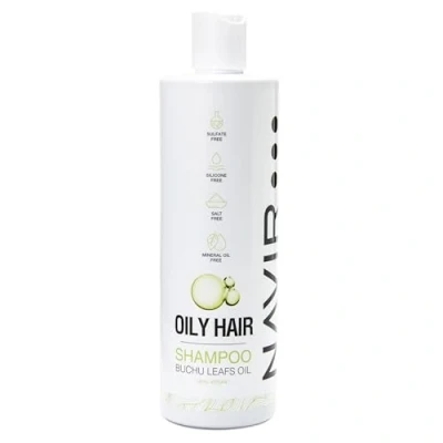 Image of NAVIR Profesional Shampoo for sensitive hair and scalp, oily dry ends, anti dandruff oily, seborrational, sulfate, paraben salt free, men women 400 ml