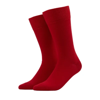 Image of Falke Happy 2PACK Everyday Casual Socks scarlet, Men&#039;s, Size: 6 8, Scarlet