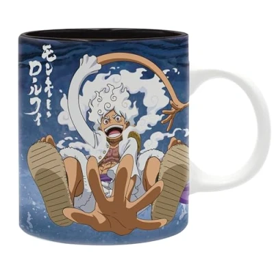 Image of ABYSTYLE One Piece Luffy Nika Ceramic Novelty Coffee &amp; Tea 320ml / 11oz Mug