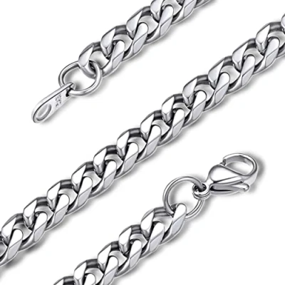 Image of GOLDCHIC JEWELRY 6mm Chunky Chain, Stainless Steel Hip Hop Necklace For Women &amp; Men