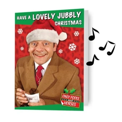 Image of Only Fools and Horses Sound Christmas Greeting Card, Multi, SCX55