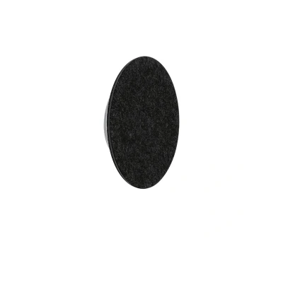 Image of Paulmann LED wall light Tulga, Ø 20 cm, anthracite, felt