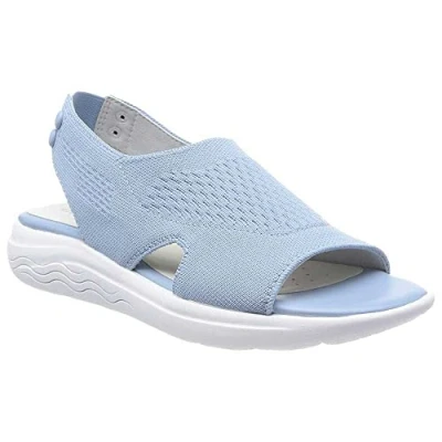 Image of Geox D Spherica Ec5 Sandal, Lt Sky, 6 UK