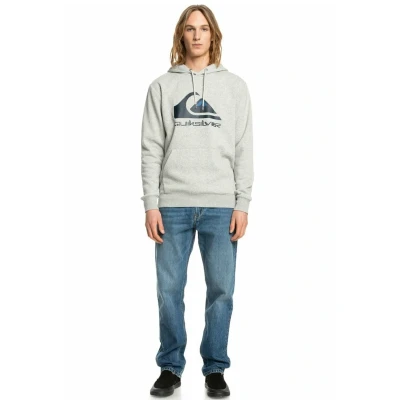 Image of Quiksilver BIG LOGO Hoodie, Men&#039;s, Size: Small, Athletic heather