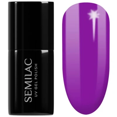 Image of SEMILAC 538 Go Peru Nail UV Gel Polish Long Lasting and Easy to Apply Soak off UV/Led Perfect for Home Professional Manicure Pedicure 7 ml