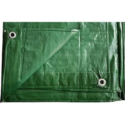 Image of 3m x royal green waterproof garden tarp,tarpaulin diy cover up camping ground sheet,car boot
