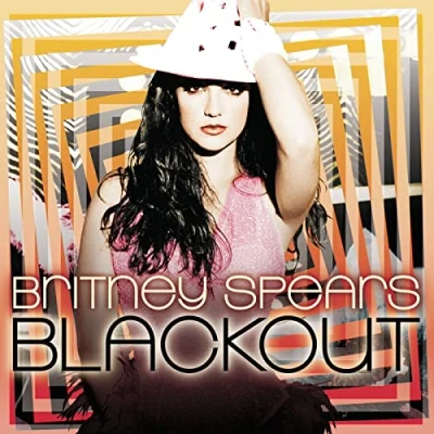Image of Britney Spears Blackout Orange vinyl Sealed 2023 UK LP 19658779151
