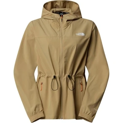Image of The North Face Jacket Windbreaker, Women&#039;s, Size: Large, Khaki stone