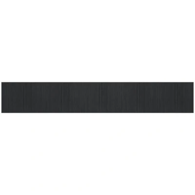 Image of vidaXL Rug Rectangular Grey80x1000 cm Bamboo