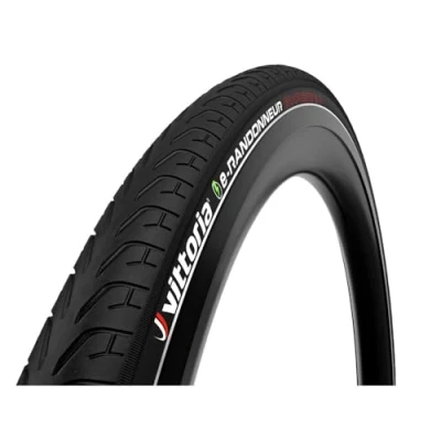 Image of Vittoria E Randonneur 700x48c Rigid Full Black Refl G2.0