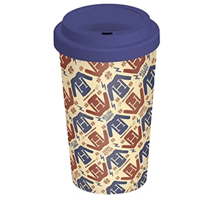 Image of Wizarding World MGT25041 Harry Potter (Jumper Pattern) Travel Mug, Multi Coloured