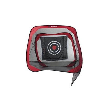Image of Pure2Improve Golf Practice Square Net Red/White/Black