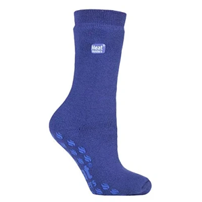 Image of IOMI Heat Holders Mens Ladies Thick 3.1 TOG Warm Non Slip Grip Thermal Slipper Socks for Raynauds (4 8 uk, Lavender (Raynauds))