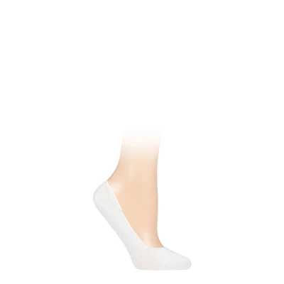 Image of Women&#039;s 1 Pair Falke Midi Step Shoe Liners White 7 8 Ladies