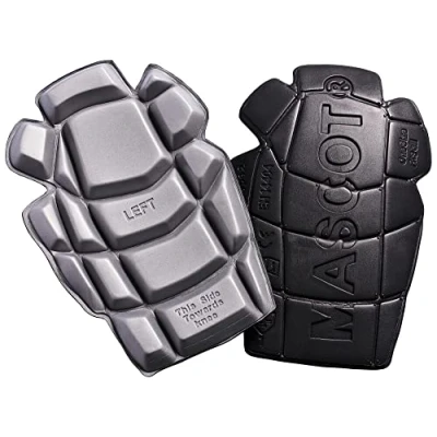 Image of Mascot 20118 915 0988 Complete Lightweight Knee Guard, Long, En 14404, Type 2, Performance Level 1, Black/Light Grey, One Size