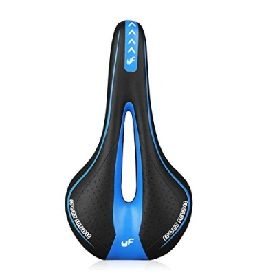 Image of Binnan Bicycle Saddle, Gel Comfort Anti Shock Adjustable Seat for Mountain Bike, Road BMX, Folding Bike