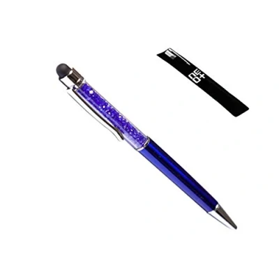Image of NEO+ 055, Quality 2 in 1 Capacitive Touchscreen Stylus and Ballpoint Pen with Crystals, Navy