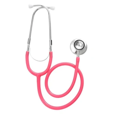 Image of TRIXES Pink Stethoscope Kids Toy &amp; Halloween Fancy Dress Costume Educational Childrens Toys Pretend to be a Vet, Dentist, Doctor Nurse Children Role Play Dressing Up Accessories Medical Outfit